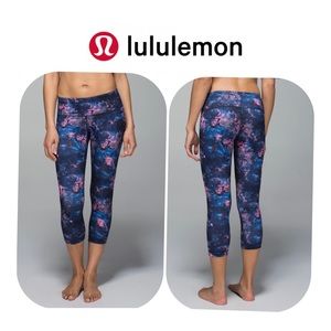 Lululemon Wunder Under Crop II Moody Mirage Bark